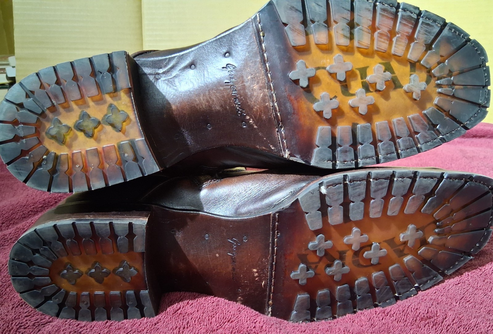 RARE Cuadra Mens Brown Leather Side Zip Cowboy Boots US 13 EE Goodyear Welt Sole image 8