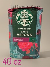 Starbucks Caff  Verona Dark Roast Ground Coffee 40oz Cafe Molido Best By 03/26