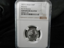 2023 G.Britain 1/4 Oz S50P Britannia KC III Obverse GEM UNCIRCULATED