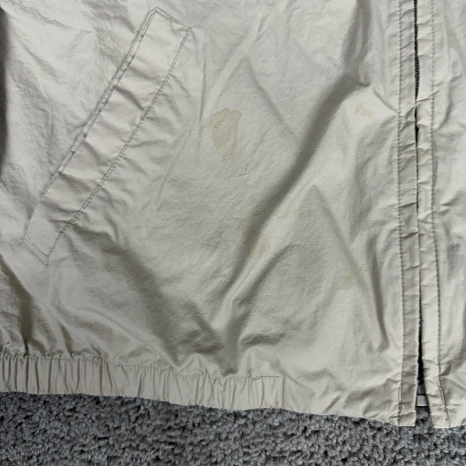 Brooks Brothers Jacket Mens XL Beige Golf Lined Windbreaker Bomber Full Zip thumbnail 8