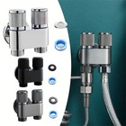 G1/2 1 In Two Out Double Control/Washing Machine/Faucet Toilet Triangle Valve