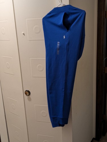 HIGH QUALITY MEN'S RALPH LAUREN ROYAL BLUE SWEAT PANTS SIZE 2XLT-NWT 42" W - 第 1/16 張圖片