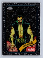 2025 Topps Chrome Marvel Namor Spider Web Refractor /399 #12