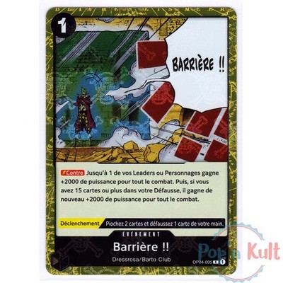 One Piece Card Game Karte OP04-095 C Barriere!! Jolly Roger Foil [FR] PRB-01