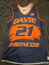 Lacrosse Wear Davie Broncos 21 Practice Sports Jersey Tank Top Medium