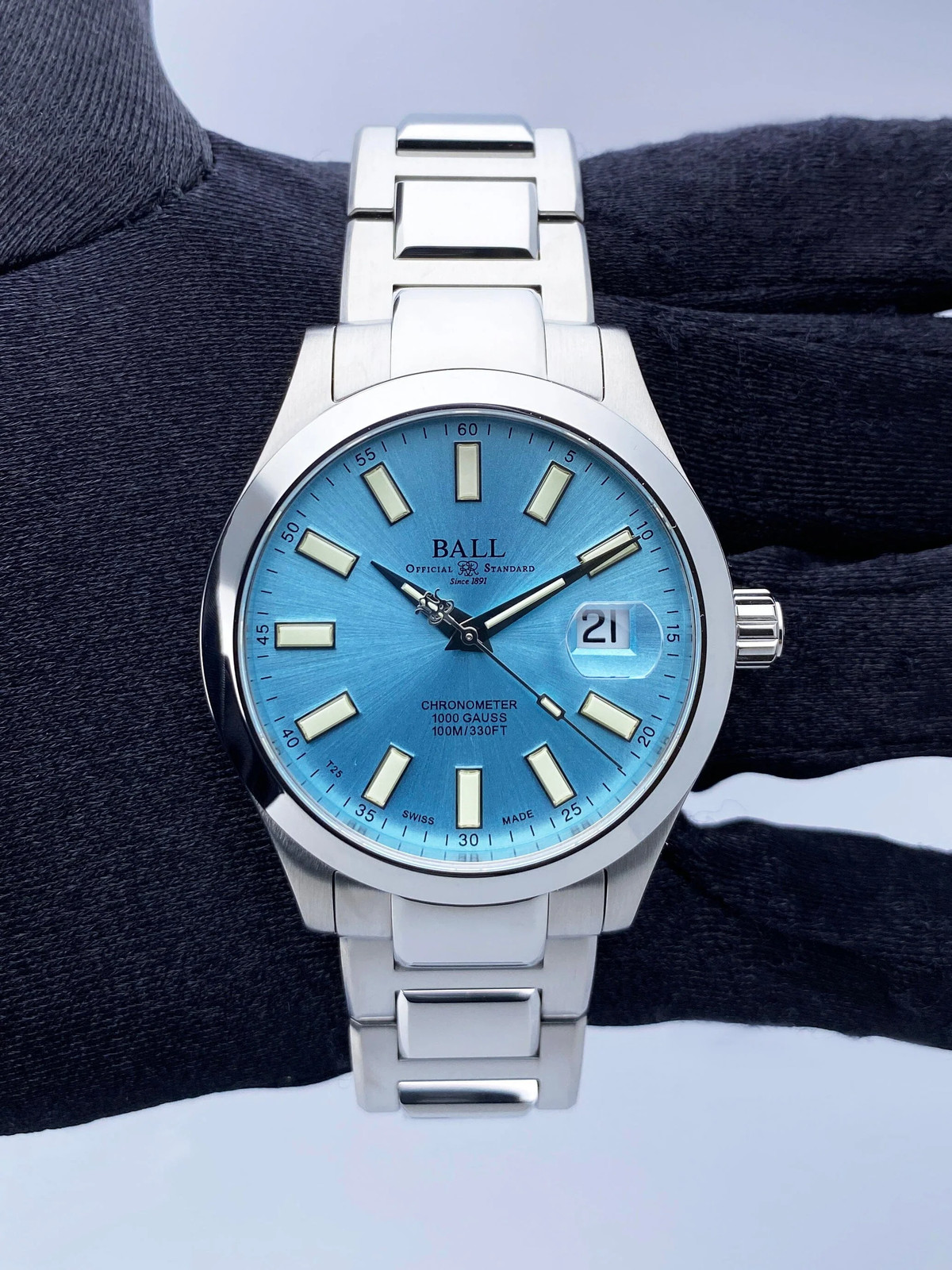 BALL Engineer III Marvelight Chronometer 40MM Ice… - image 3