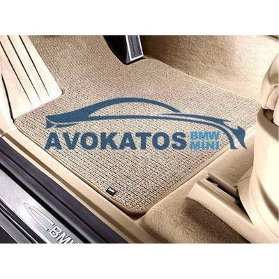 BMW E71 X6 Floor Mats Set Country Beige Genuine BMW 51470432788