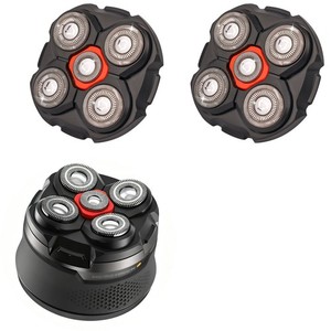 2 Pack Shaver Replacement 5Heads Compatible with Microtouch Titanium Head Shaver