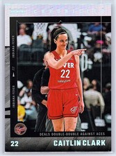2025 Panini Caitlin Clark Chronicled #33 Double Double Holofoil