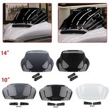 10" 14" Windshield Windscreen w/Brackets For Harley Street Glide FLHX/I 2024-up