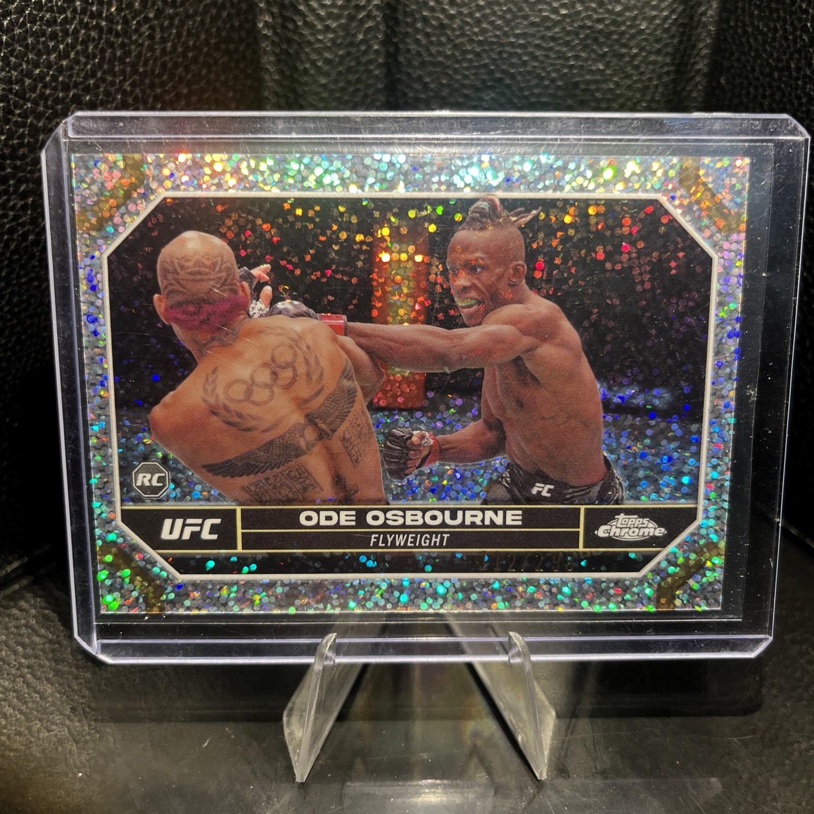2024 Topps Chrome UFC Ode Osbourne /299 Speckle Refractor #133 RC ROOKIE