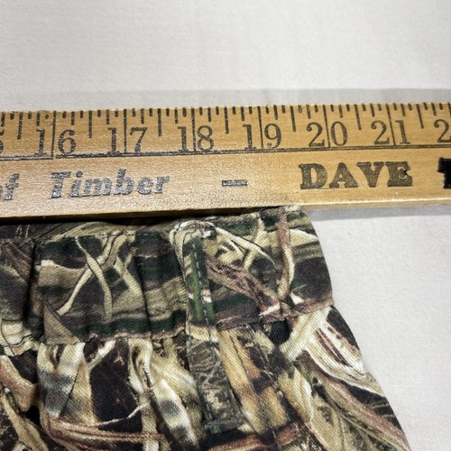Mossy Oak Pant Womens 2XL Brown Shadow Grass Blades Camo Cargo Stretch Waist New - Picture 6 of 10
