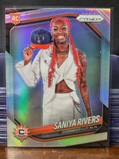 2025 Panini Prizm WNBA Saniya Rivers #150 Silver Holo Prizm (RC) Rookie Card Sun