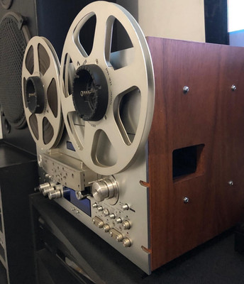 Piooneer RT 909 Wood Side Covers laminated  Mahogany color MACHINE NOT INCLUDED