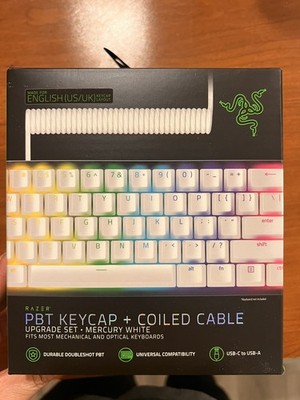 Razer RC21-01490900-R3M1 | PBT Keycap + Coiled Cable Upgrade Set USB-C to USB-A