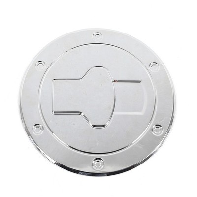 Silver Chrome Exterior Fuel Tank Gate Cover Trim For Toyota Tundra 2007-2021