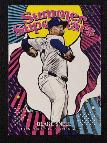 2025 Topps Series 2 Blake Snell #SS-44 Summer Superstars Insert Dodgers