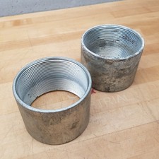 Galvanized Coupling, 4-1/2" NPT, 3-1/2" - USED