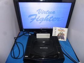 Sega Saturn system console Virtua Fighter in box bundle Nights Play Import READ