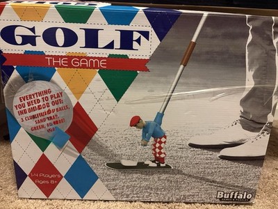 Tinny golf ! Buffalo Games! Indoor/Outdoor Skill Game 1-4 Players 8+