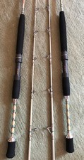 2 Meeresruten KINETIC Haul 12 LBS + 20 LBS skandinavische Bootsruten TOP Zustand