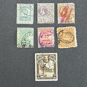 1880-1931 7 Vintage Stamps British Guiana