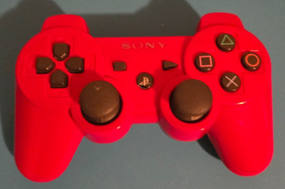 Sony Playstation 3 PS3 DualShock 3 Controller Red Genuine OEM CECHZC2U