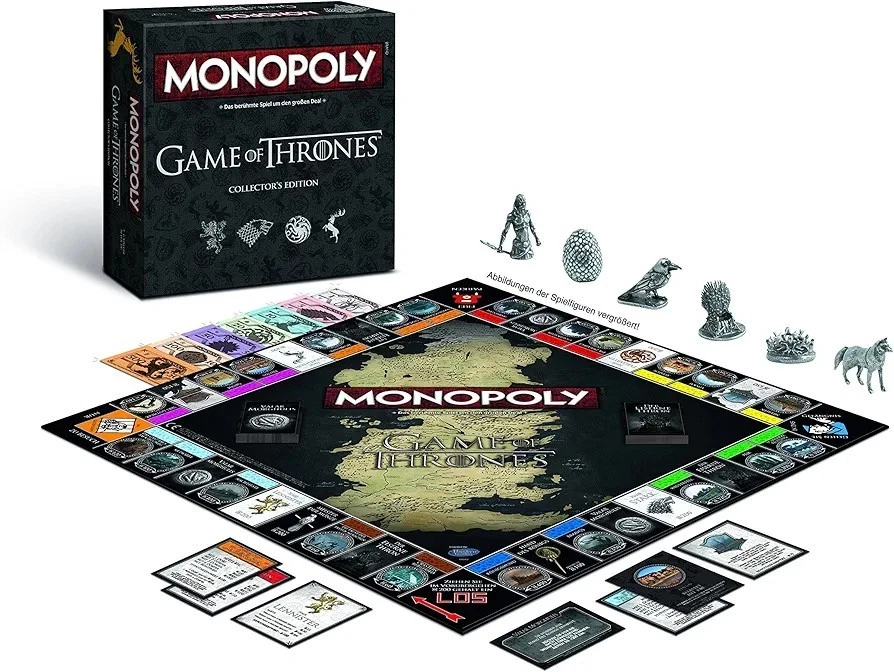 Game of Thrones Monopoly Board Game Collector's Edition (Complete Set) - Image 2 of 4