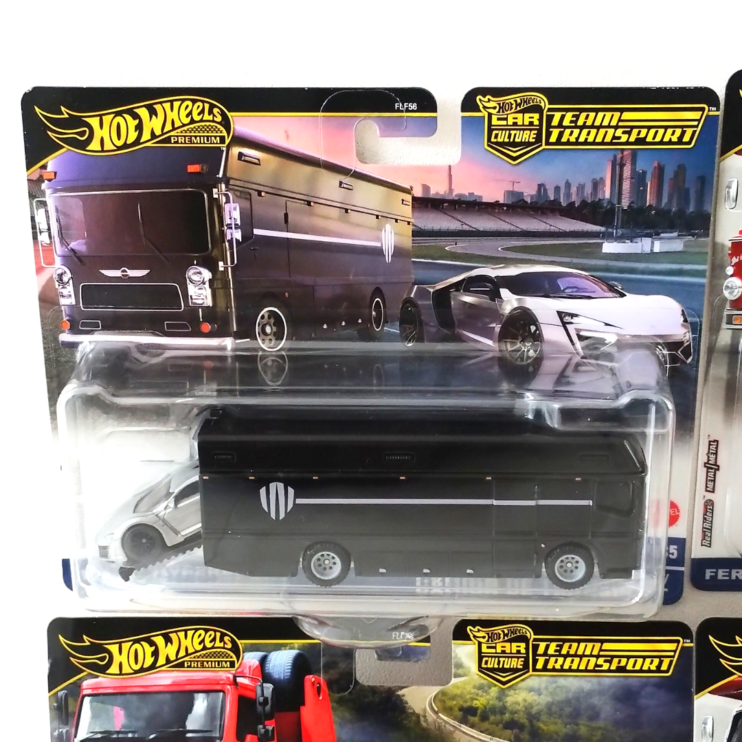 Hot Wheels Team Transport Mix H Set of 4 Ferrari Toyota AE86 2025