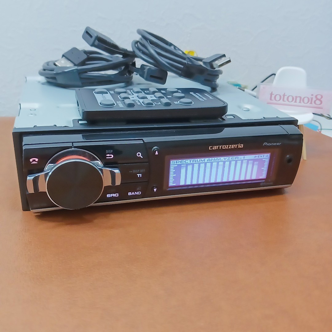 カロッツェリア 　DEH-970 Pioneer Carrozzeria DEH-970 1DIN CD USB Bluetooth Car Audio Tested