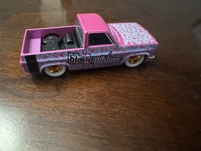 2026 Hot Wheels pink black widow 83 Chevy Silverado Spun NFTG Real