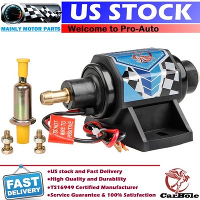 Advanced Fuel Pump Electric Gas Diesel Inline Low Pressure 5/16 5-9PSI 35GPH 12V
