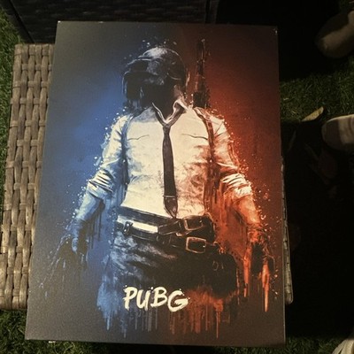 Displate PUBG Metal Art Print Portrait Licensed Reprint Video Game Theme