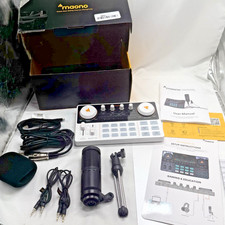 MAONO Podcast Equipment Bundle MaonoCaster Lite Audio Interface All-in-One