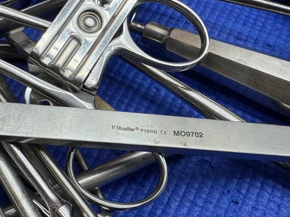Bulk Lot of Retired Surgical Instruments Mueller, Storz, Codman, KLS ...