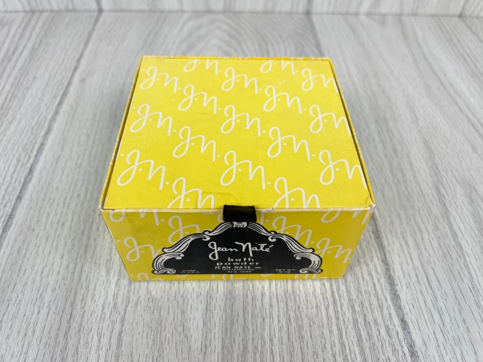 Polvo de baño perfumado Jean Nate de colección con soplo 9 oz nuevo stock antiguo Foto 3 de 4