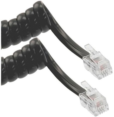 TUK - Schwarzes RJ10 Stecker zu Stecker Kabel