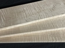 Curly Maple .75x5.5x32" Tiger S4S Lumber Wood Matching SET 120