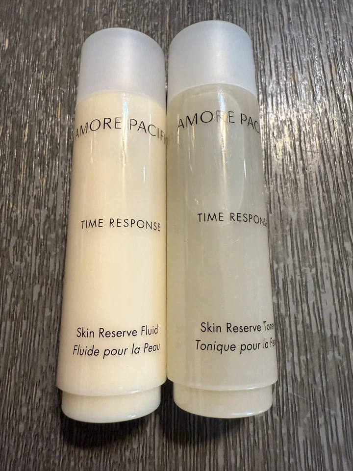 AMORE PACIFIC TIME RESPONSE SKIN RESERVE TONER & RESEVE FLUID 30ml  X 2pcs - Image 2 of 4