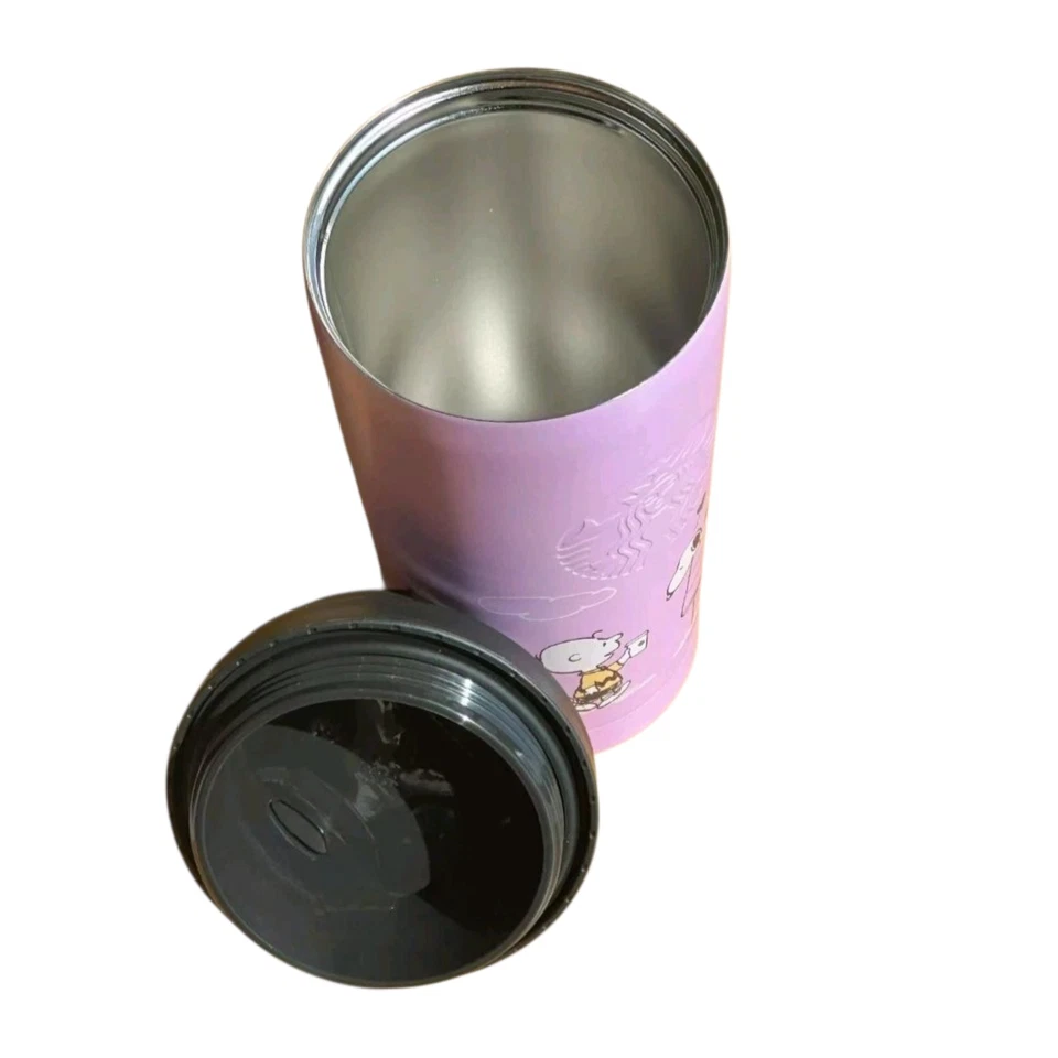 Novo 2025 China Starbucks Snoopy 16 oz Lavanda Roxa Ilustração Design Copo SS - Imagem 4 de 4