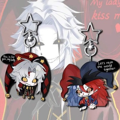 Game The Freak Circus Pierrot Cosplay Keychain Kawaii Acrylic