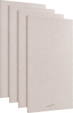 Acoustic Panels, 4 Pack ROOM KIT, Large, 46" X 23", Natural