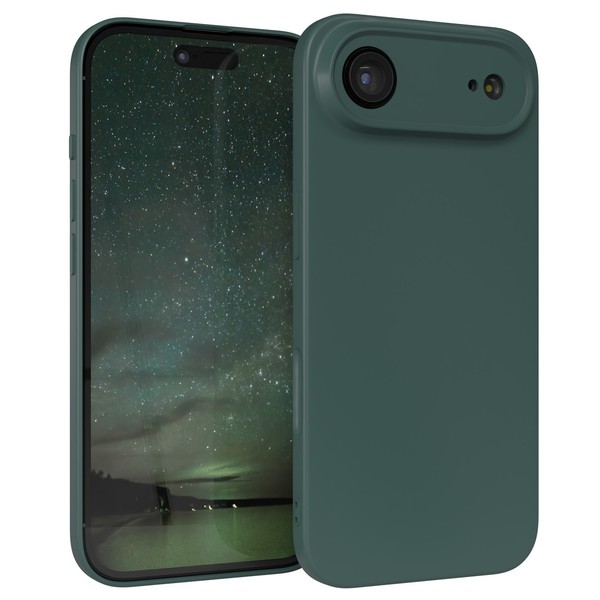 HandyhüLle FüR Apple Iphone Air Silikon Back Cover Schutz Handy Case NachtgrüN-image