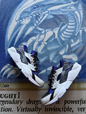 2015 Nike Air Huarache OG Mens Sz 13 Purple Black White Running Athletic Shoes