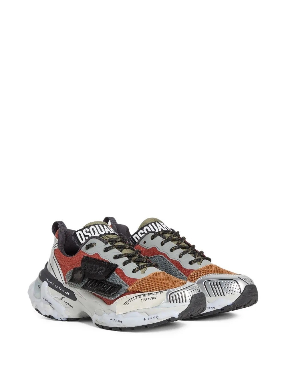 Sneakers DSQUARED2 Faster 41DU nuove foto 2