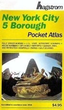 New York City, New York 5 Borough Pocket Atlas Paperback Hagstrom