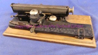 Picht mit Typenrad ab 1907 Schreibmaschine alt antik Samlg. GAT 1787