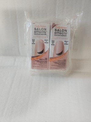 Sally Hansen Salon Effects 002 Side Swiped Real Nail Polish Strips Lot of 2