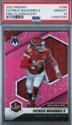 Patrick Mahomes II  2021 Panini Mosaic  Pink Fluorescent  2/10 #288 PSA 10