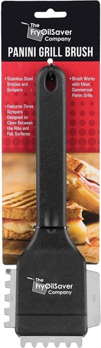 Panini Grill Brush Cleaner, Heavy Duty for Commercial or Black